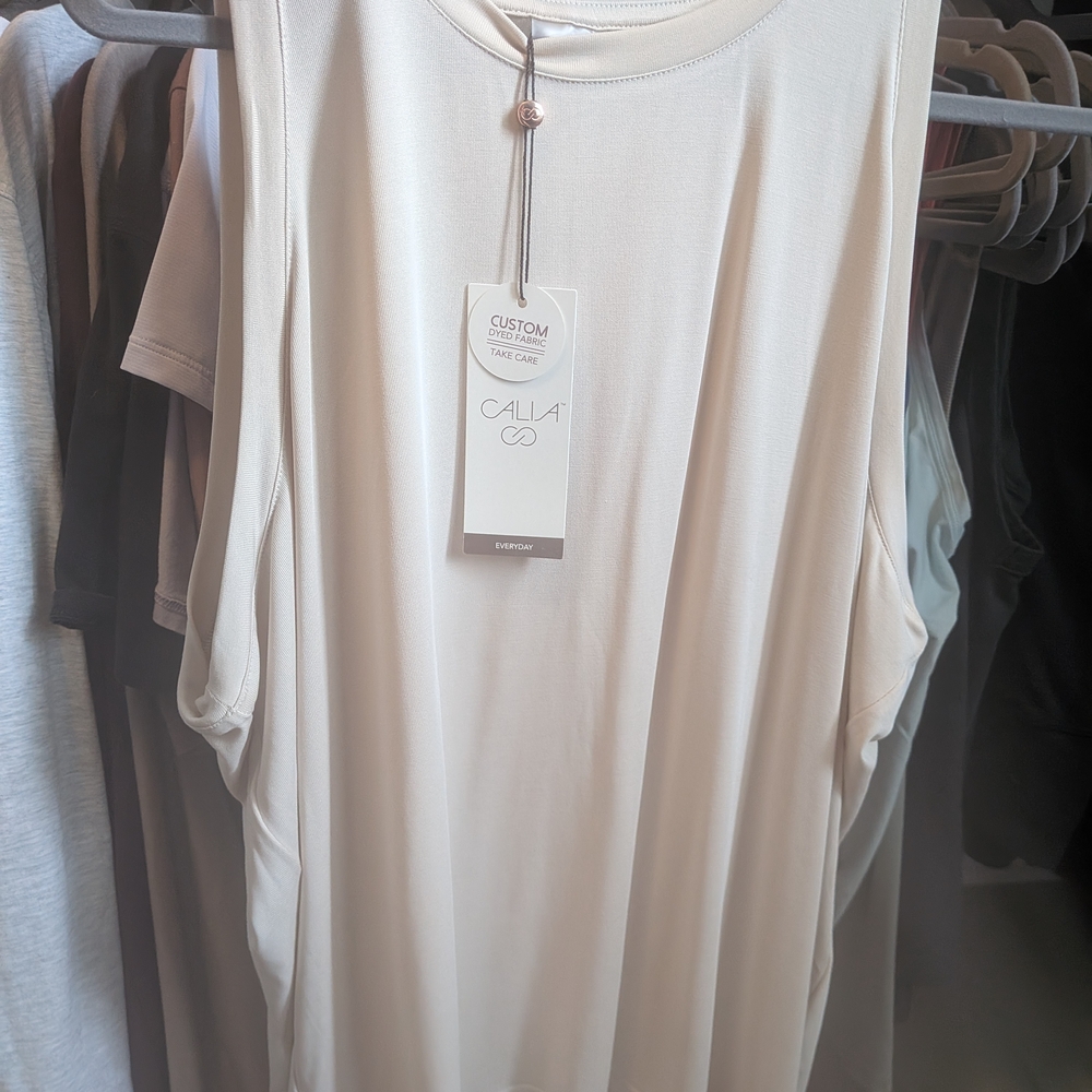 CALIA by Carrie Underwood Cream Tank Top